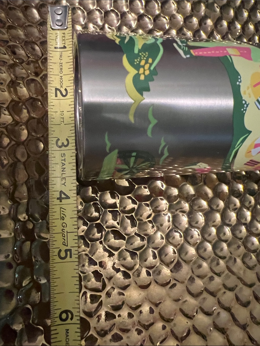 #2422**Florida Flamingo Stainless Travel Tumbler - Yellow Lid - Picture 5 of 17